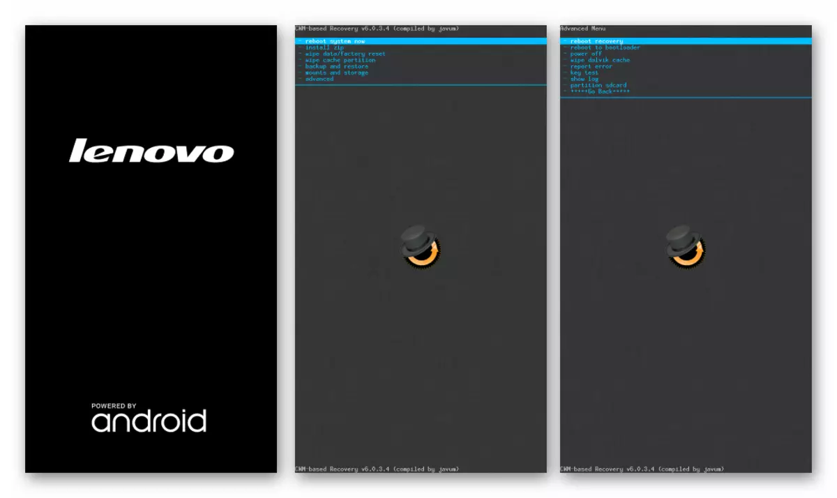 Lenovo S820 starten benutzerdefinierten Wiederherstellungs Fixt Box mit SP Flash Tool