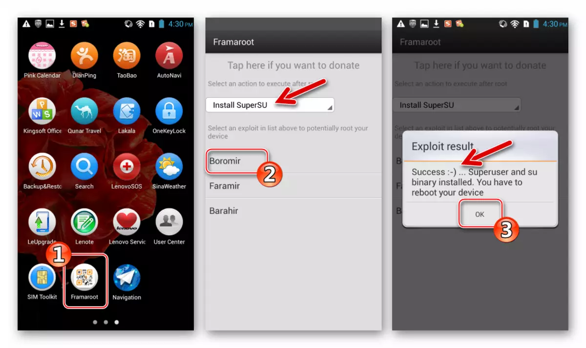Lenovo S820 pagkuha ng mga karapatan sa ugat gamit ang Framaroot.
