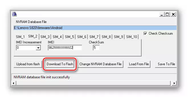 Lenovo S820 Maui Meta Rekord IMEI - Download Flash Button