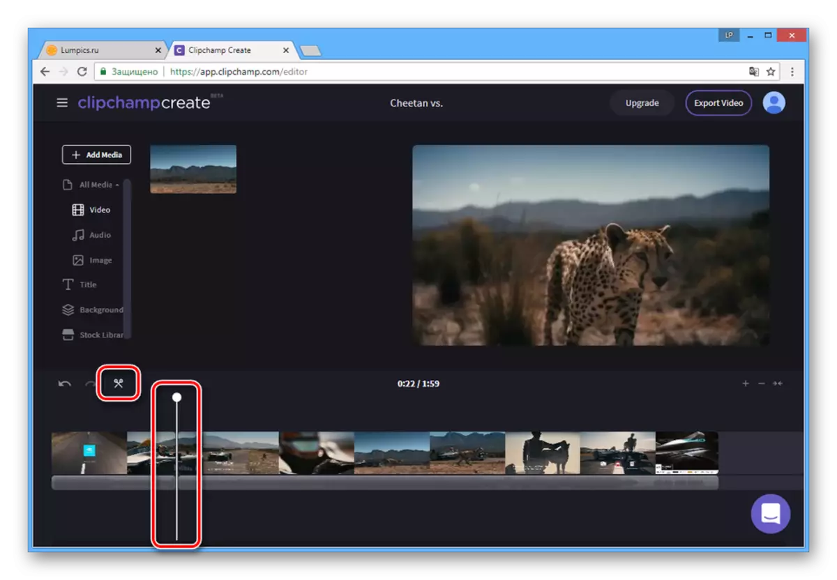 Clipchamp web sitesinde video kesme videosu