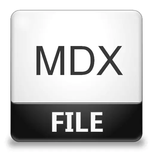 كيفية فتح ملف MDX