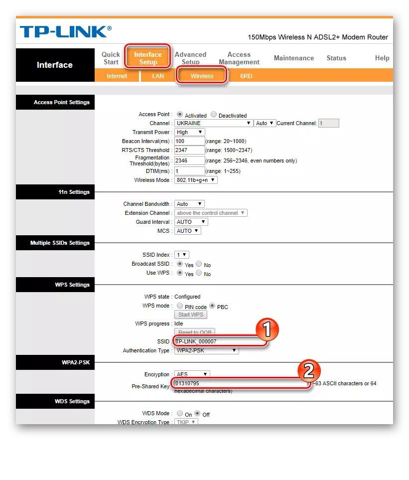 Pag-set up ng wireless network sa TP-Link TD-W8901N at ZTE ZXHN H108N Modems