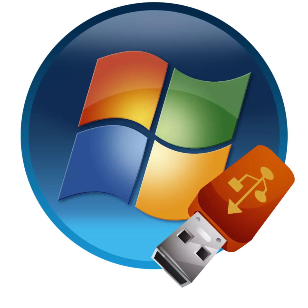 Насб кардани Windows 7 аз диски Flash Bood