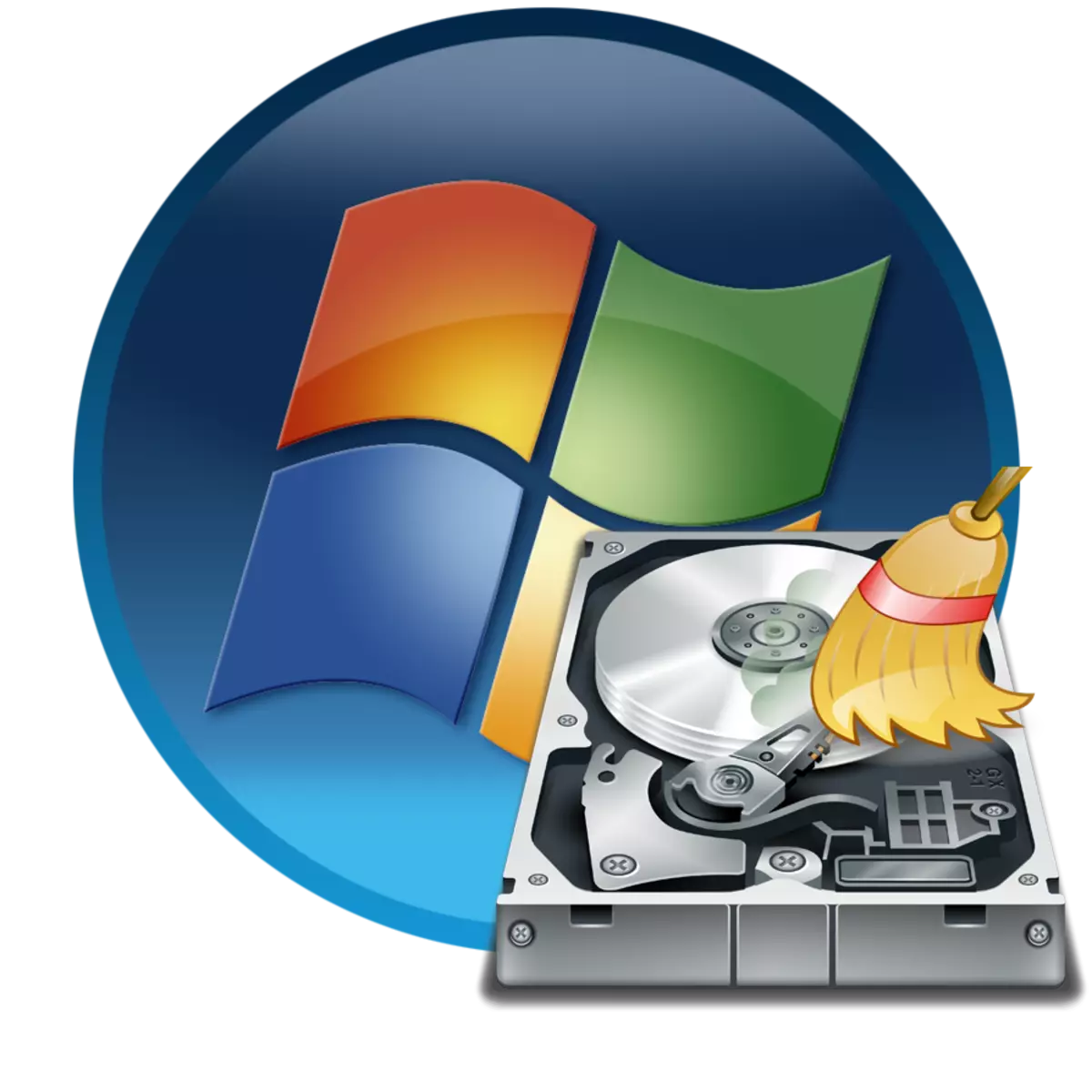 Skyf formatteer in Windows 7