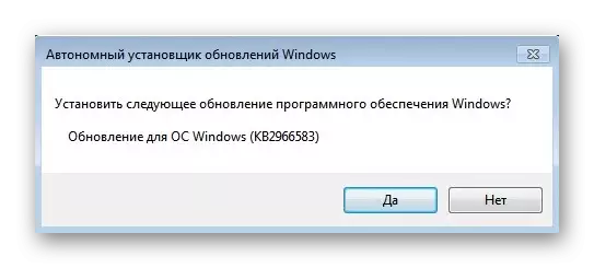 Bağımsız bir güncelleme yükleyicisi ile KB2966583'ün kurulumu hakkında soru