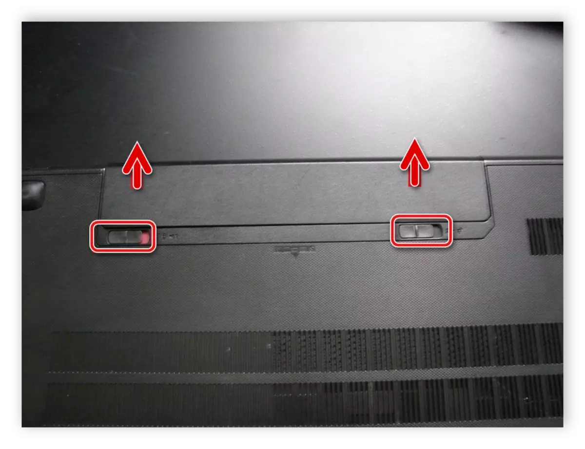 Lenovo G500 laptop batteri fjernelse
