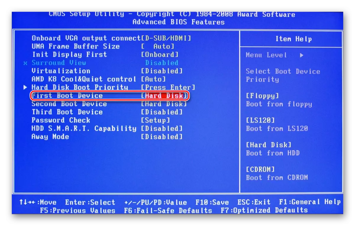 Flash Drive laden met BIOS