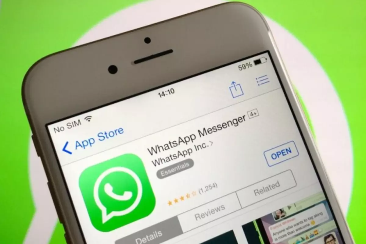 Whatsapp voor iOS installatie van het programma Messenger Client in iPhone