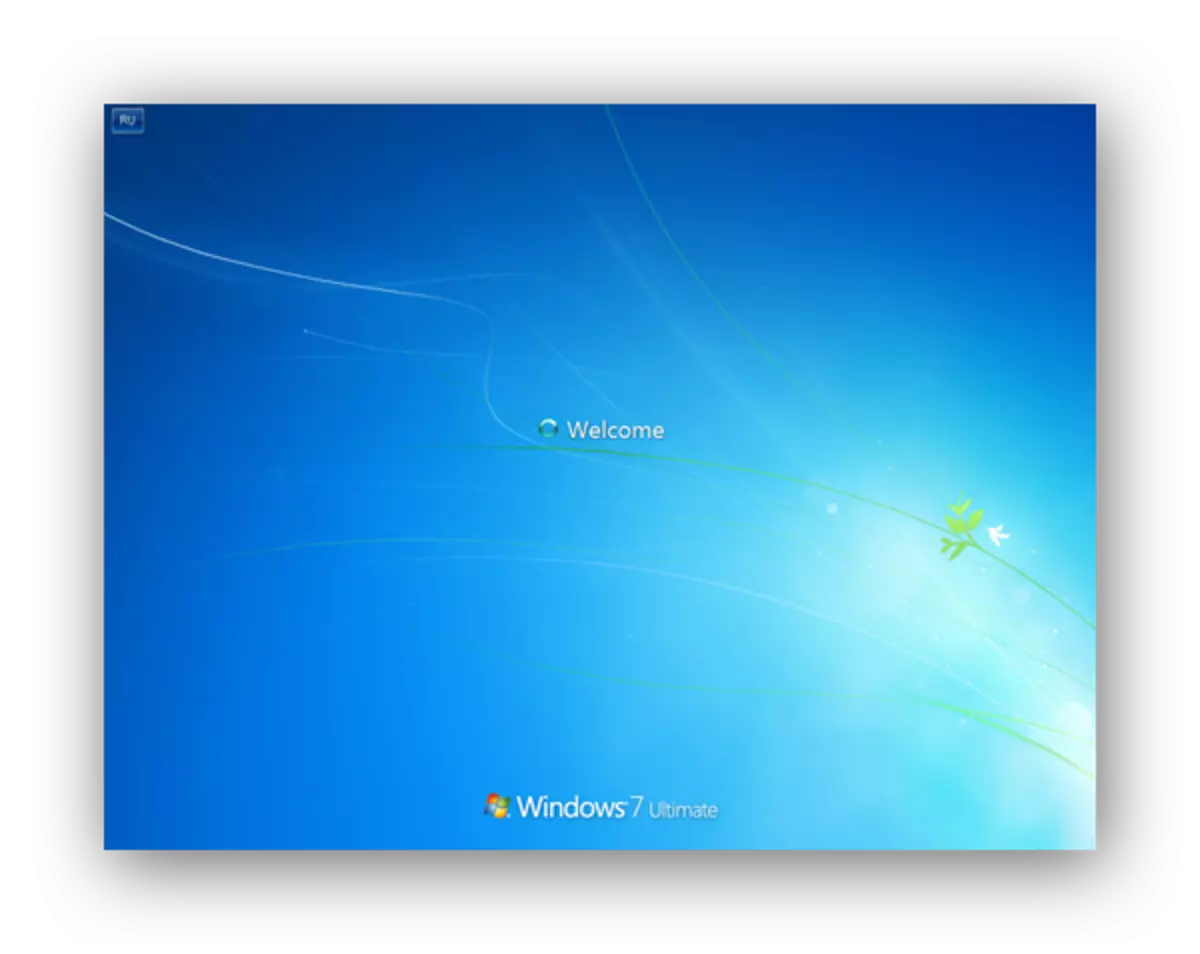 Pantalla de arranque de Windows 7