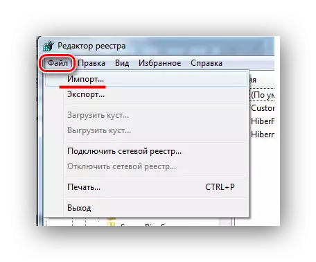 Registry Editor File Import Windows 7