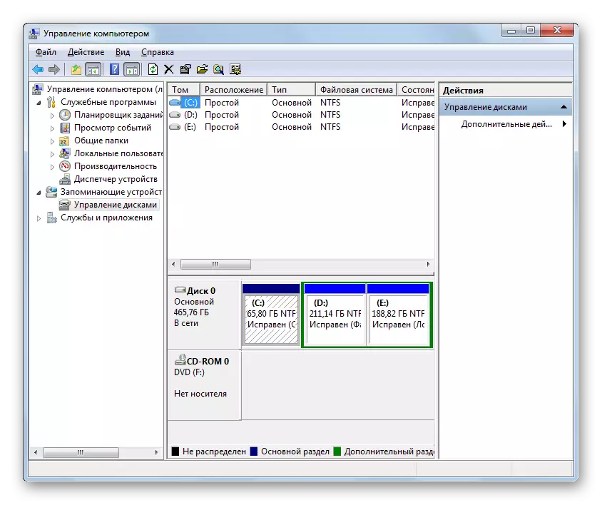 כלי ניהול דיסק חלון ב - Windows 7