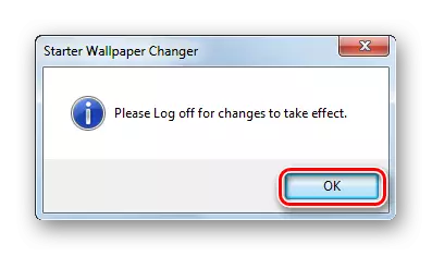 Aviso da necessidade de alterar o usuário no Iniciado Wallpaper Changer