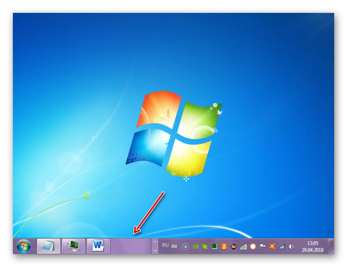 Uzdevumu paneļa krāsa tiek mainīta sistēmā Windows 7