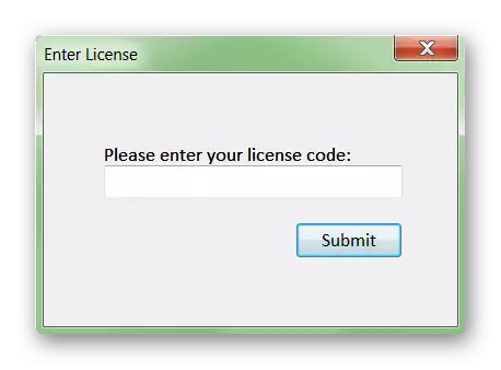Įvedus HDD žemo lygio formato įrankio licencijos raktą