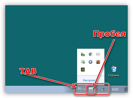 Riadenie panela úloh s klávesnicou v systéme Windows 7