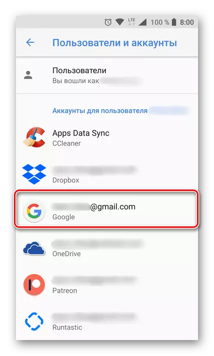 Google račun na Androidu