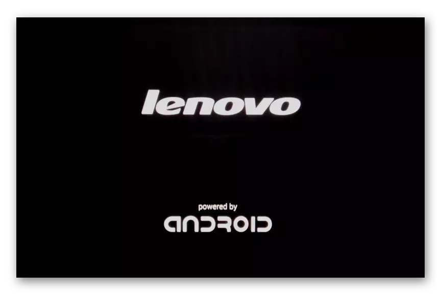 Lenovo IdeaPad A7600 პირველი ხანგრძლივი გაშვება შემდეგ firmware მეშვეობით აღდგენა