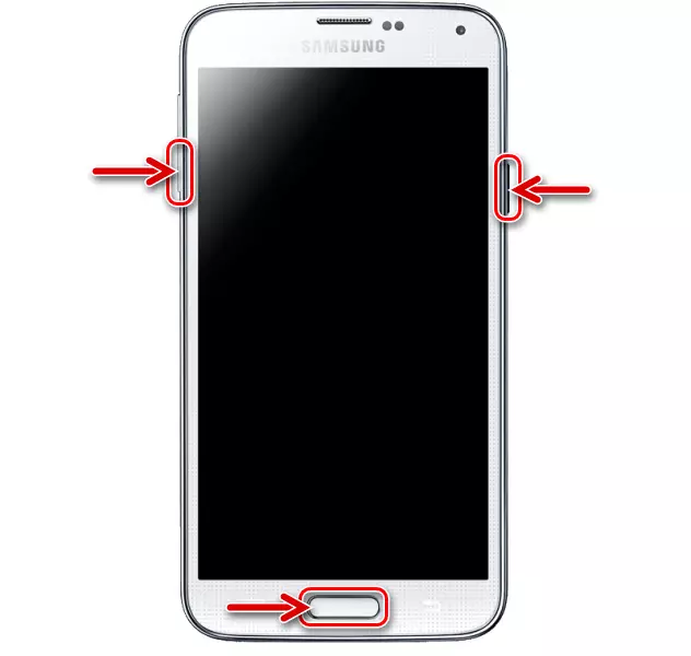 Samsung Galaxy S5 Smartphone Çeviri indirme moduna (ODIN modu)