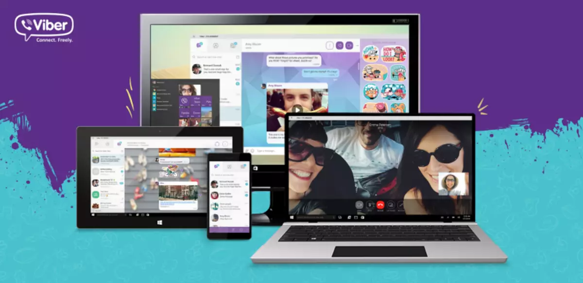 Viber kombiyuutar leh Windows 10 laga bilaabo Dukaanka Microsoft