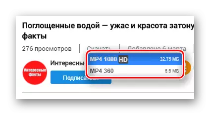 Kvalitetsmuligheder for downloadet video med mail ru