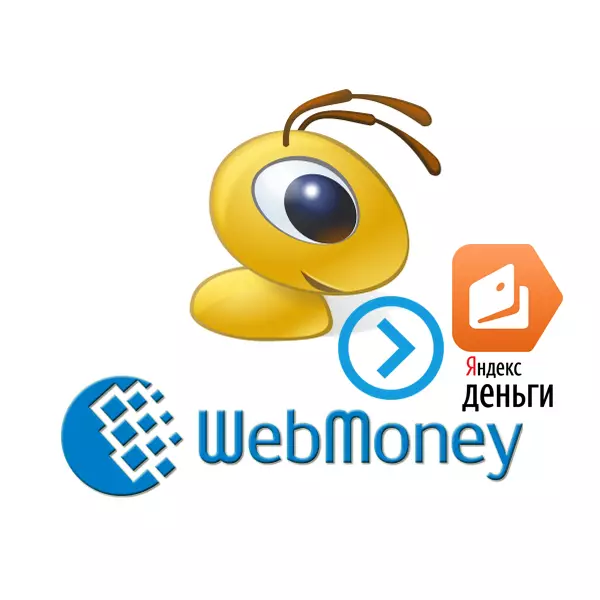 Fordítsa a pénzt Webmoney-val a YandEx.Money-en