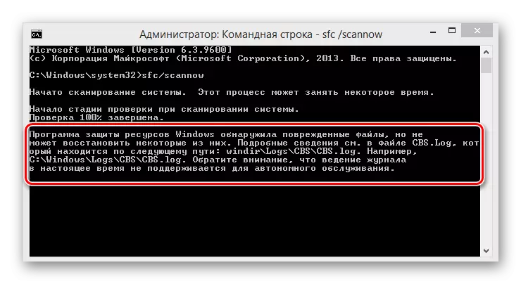 SFC Scan нь Windows 8-д үр дүн