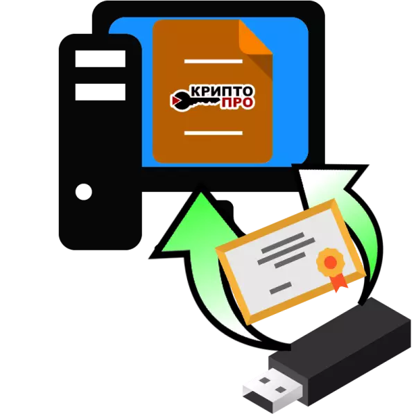 How to install a certificate in cryptopro from a flash drive