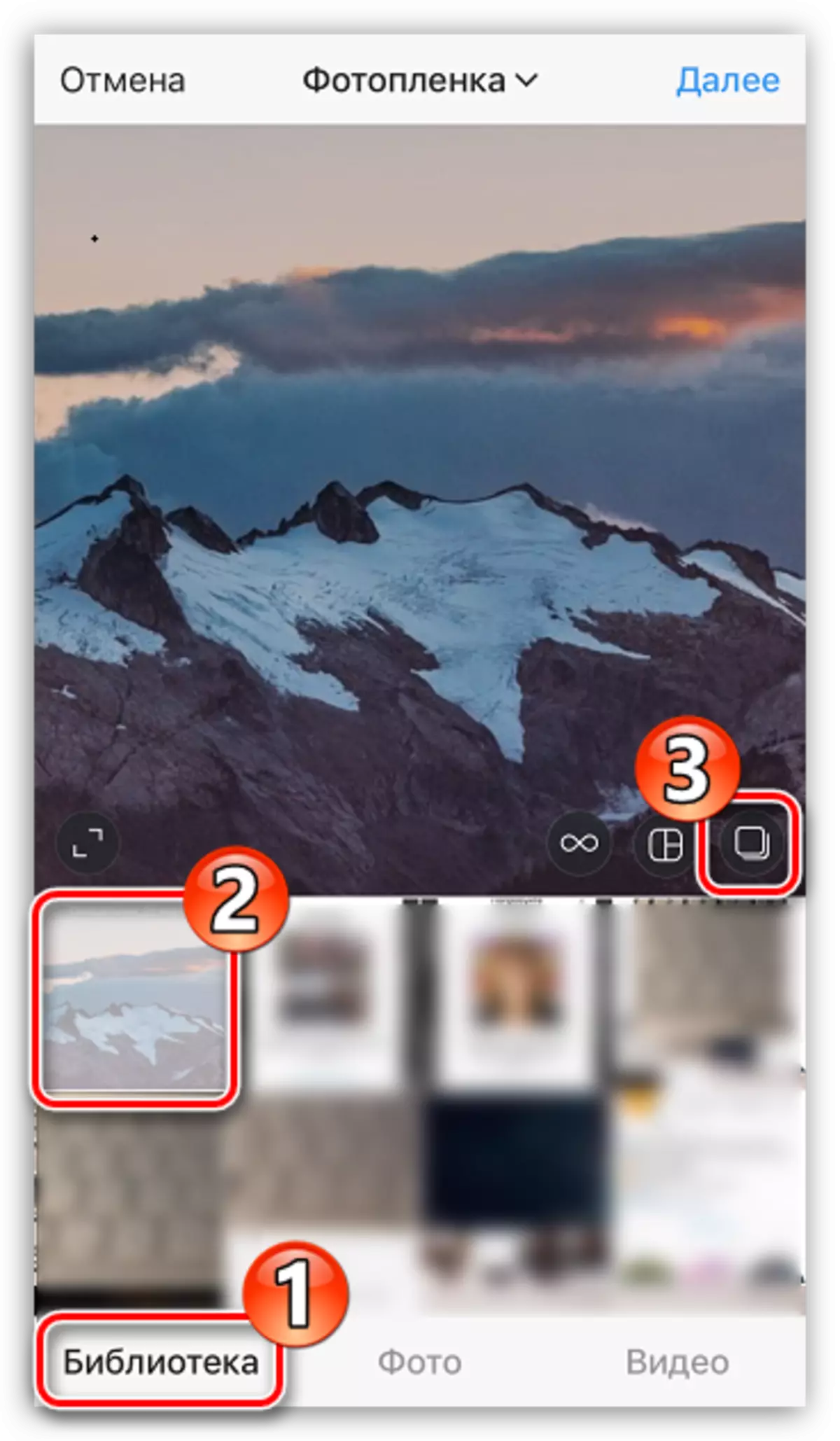 Abilitazione della funzionalità di pubblicazione di diverse immagini in Instagram