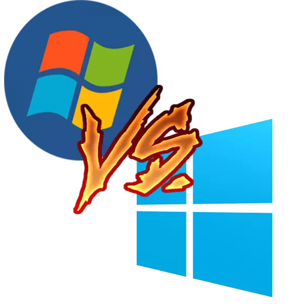 Sammenligning Windows 7 og Windows 10