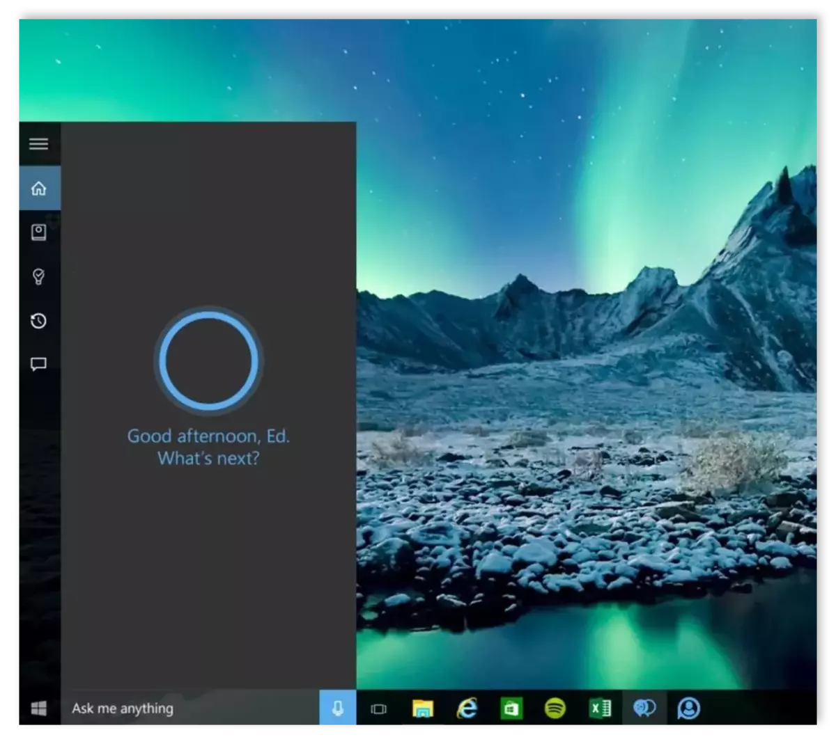 Cortana windows 10.