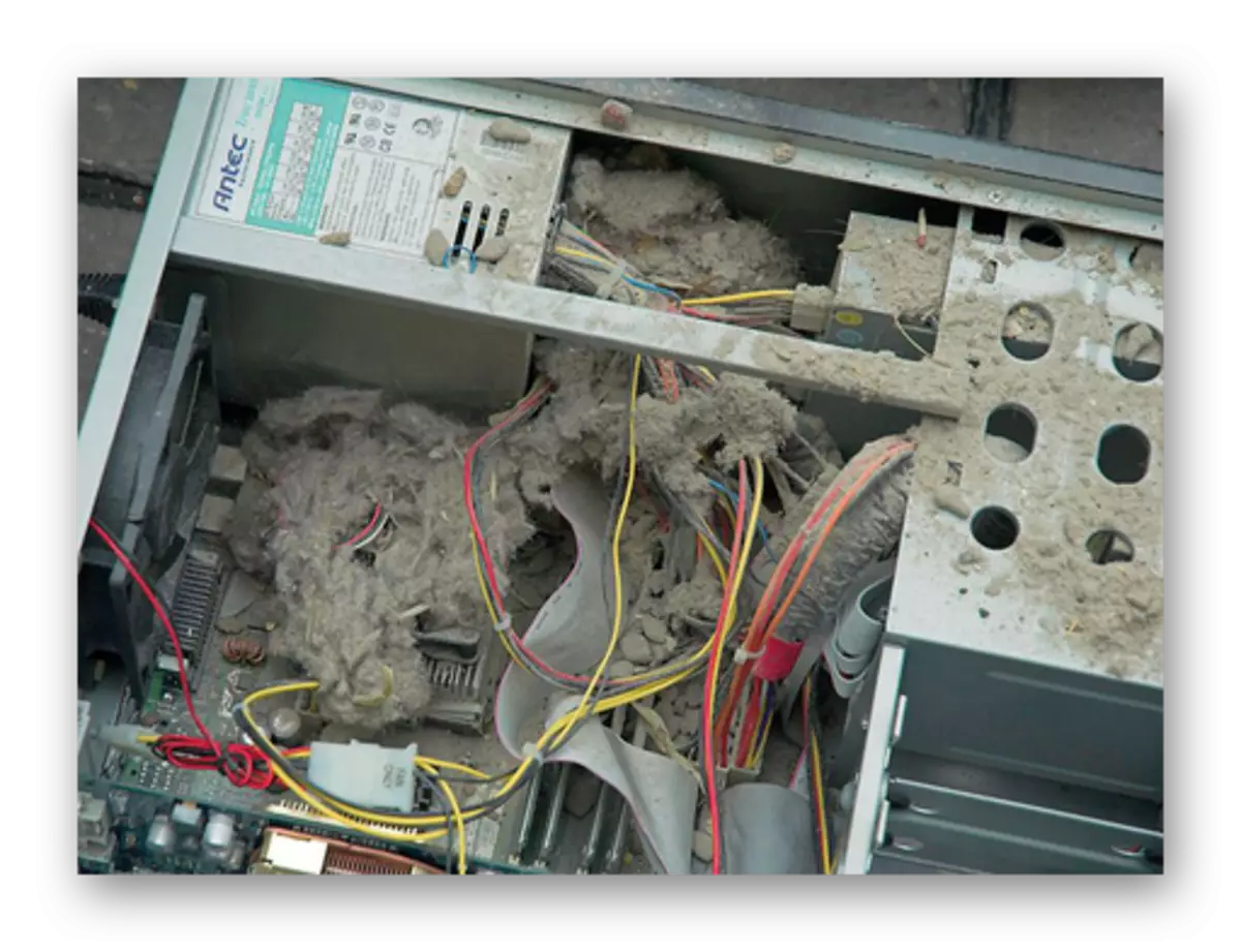 Dust in the system unit