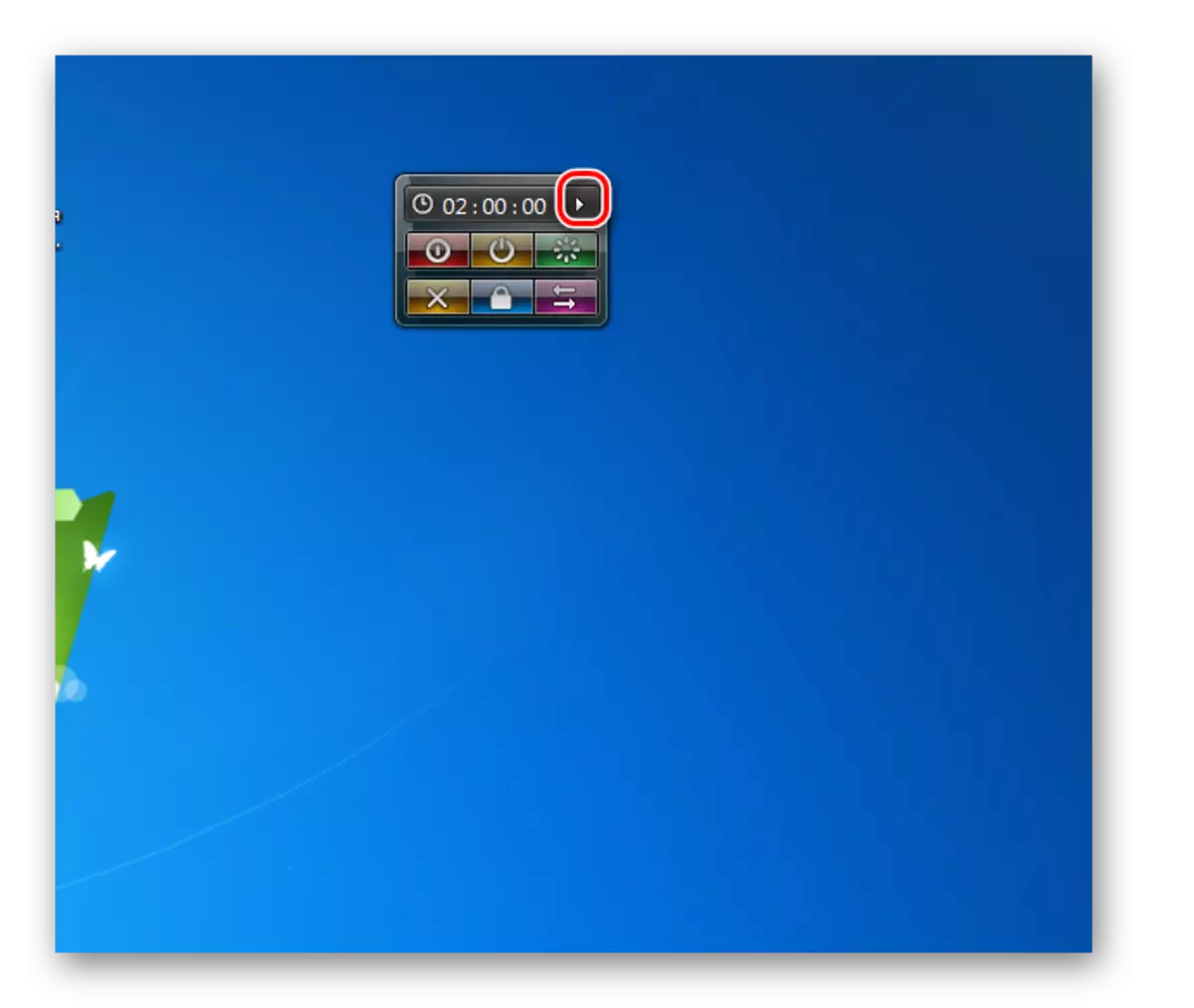 Windows 7деги тутумду жабуу гаджетиндеги компьютердик жабууну иштетүүчү таймерди иштетиңиз
