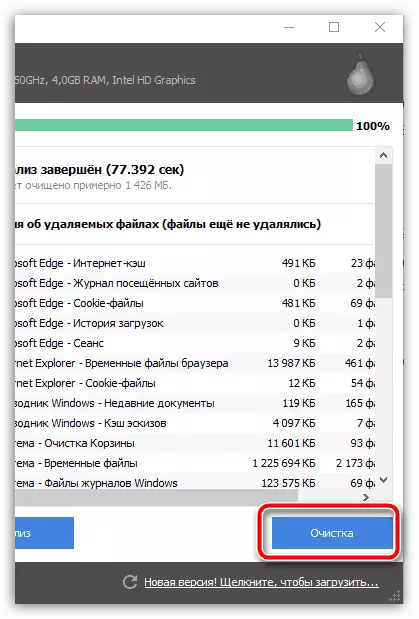 Proses pembersihan komputer menggunakan CCleaner