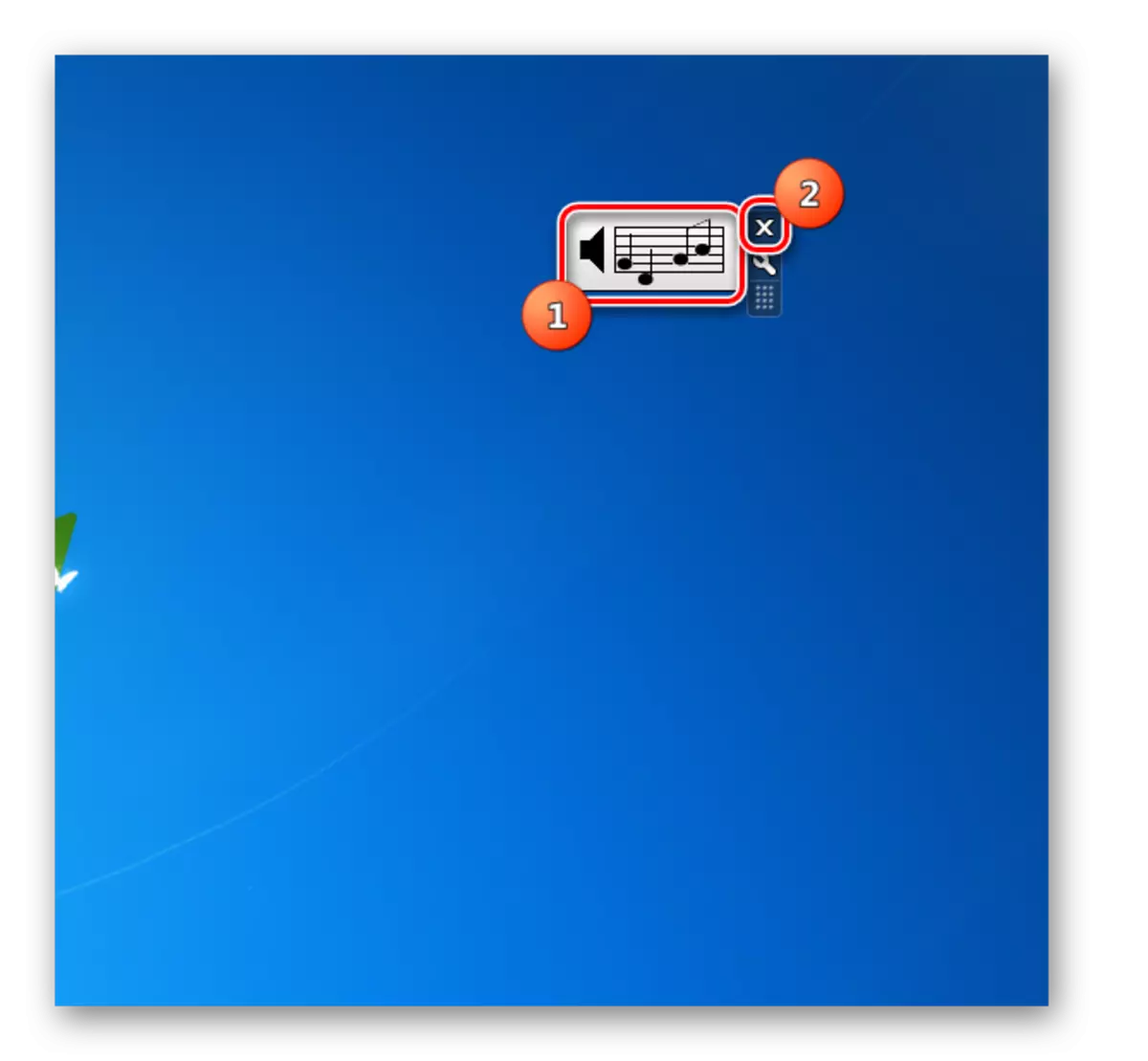Complet Ràdio GT-7 gadget de desconnexió a Windows 7