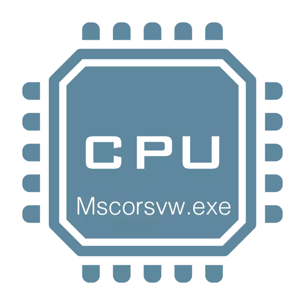 प्रक्रिया mscorsvw.exe शिपिंग प्रोसेसर