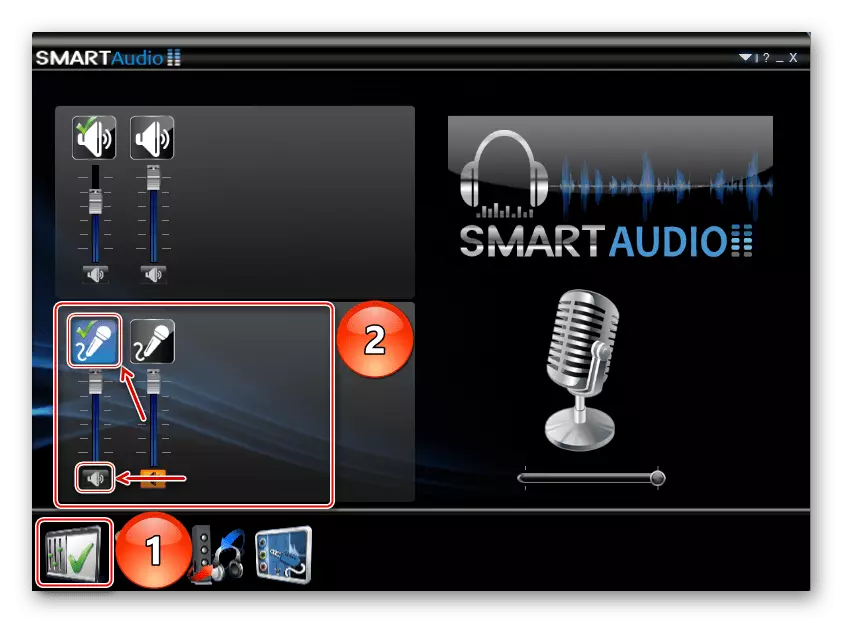 Aktivácia mikrofónu v SmartomAudio