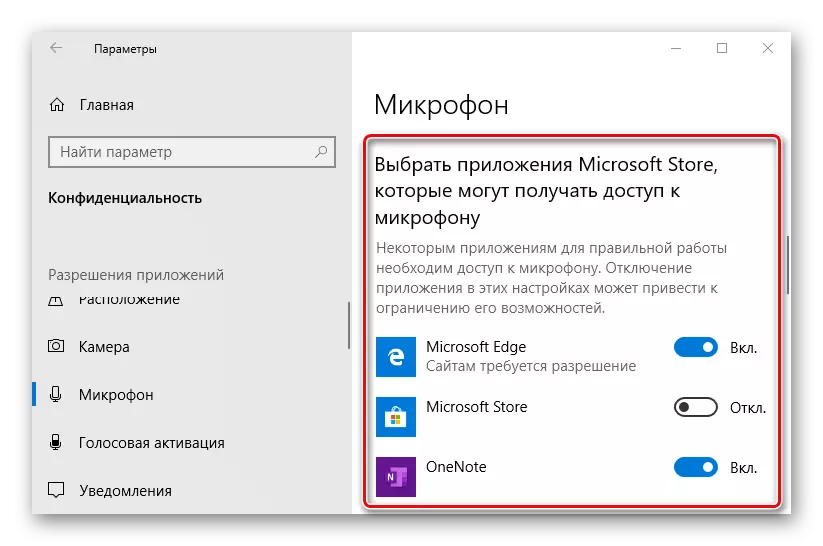 Vydanie prístupu k aplikáciám Microfone Windows Store