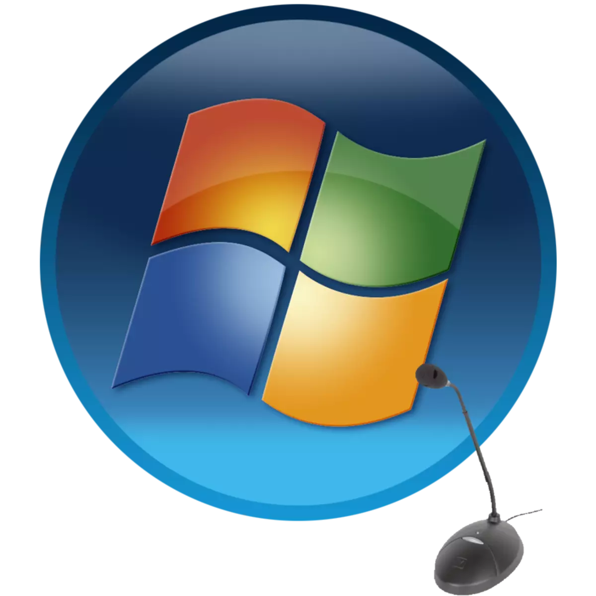 Windows 7 లో మైక్రోఫోన్ కనెక్షన్