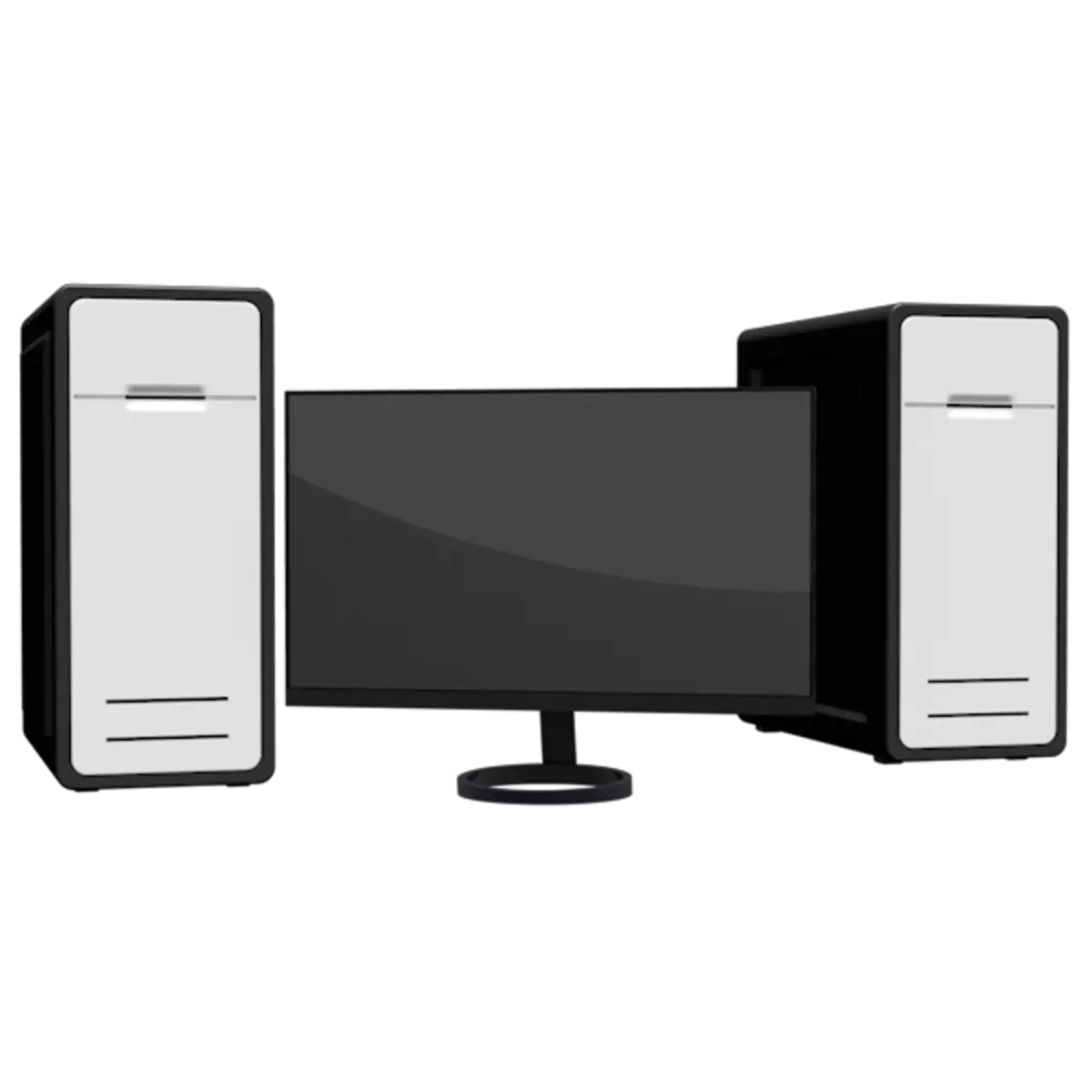 Cách kết nối một màn hình với hai máy tính