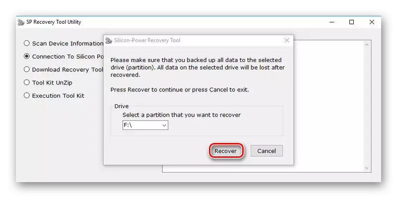 SP Recovery Window Window Window