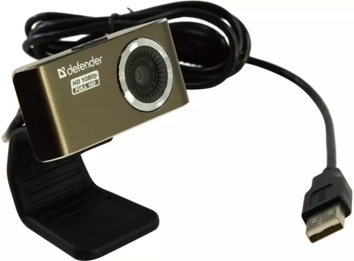 'N Voorbeeld van 'n webcam sonder 'n mikrofoon
