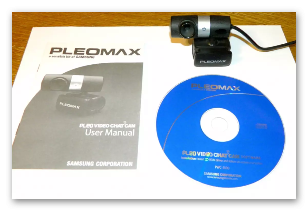 Conto Webcam sareng disk