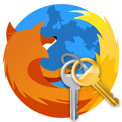 Мұнда парольдер Firefox-та сақталады
