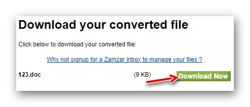 Zamazar सर्वर से एक परिवर्तित फ़ाइल लोड हो रहा है