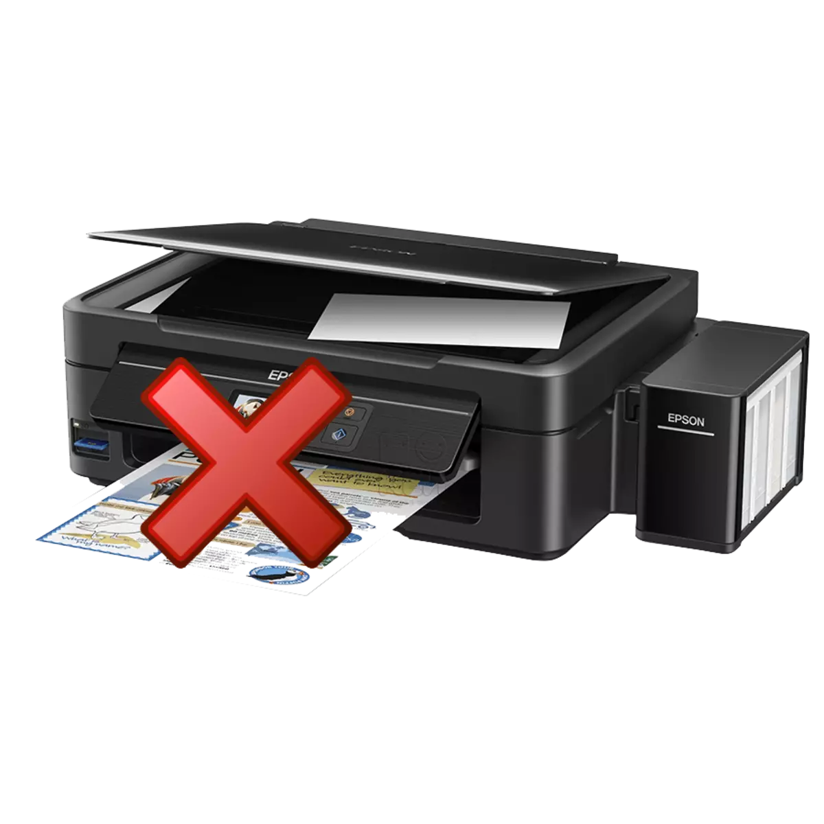 Não imprime os principais problemas da impressora EPSON