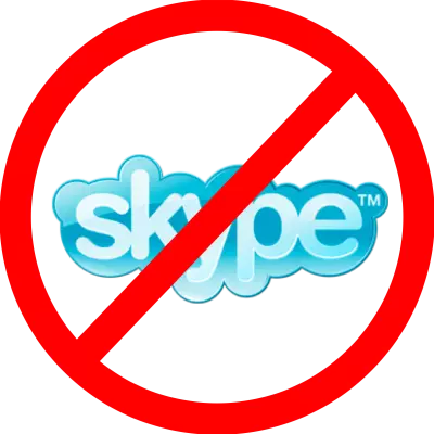 Glavna stranica nije dostupna u Skype programu
