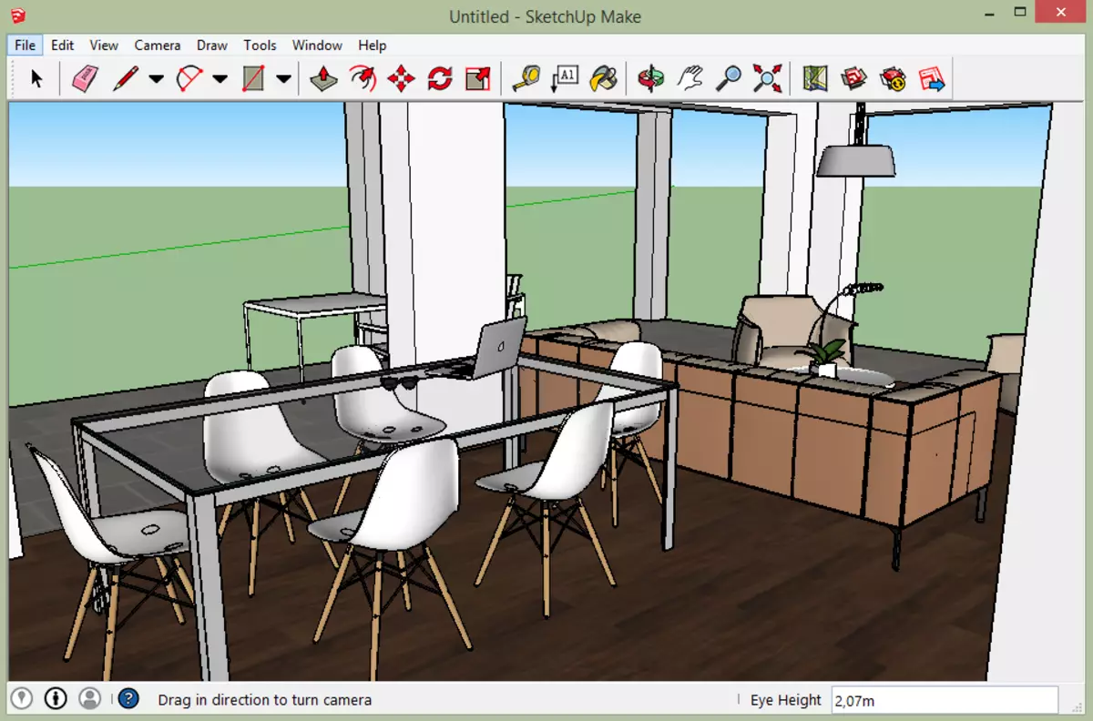 Inspection SketchUp.