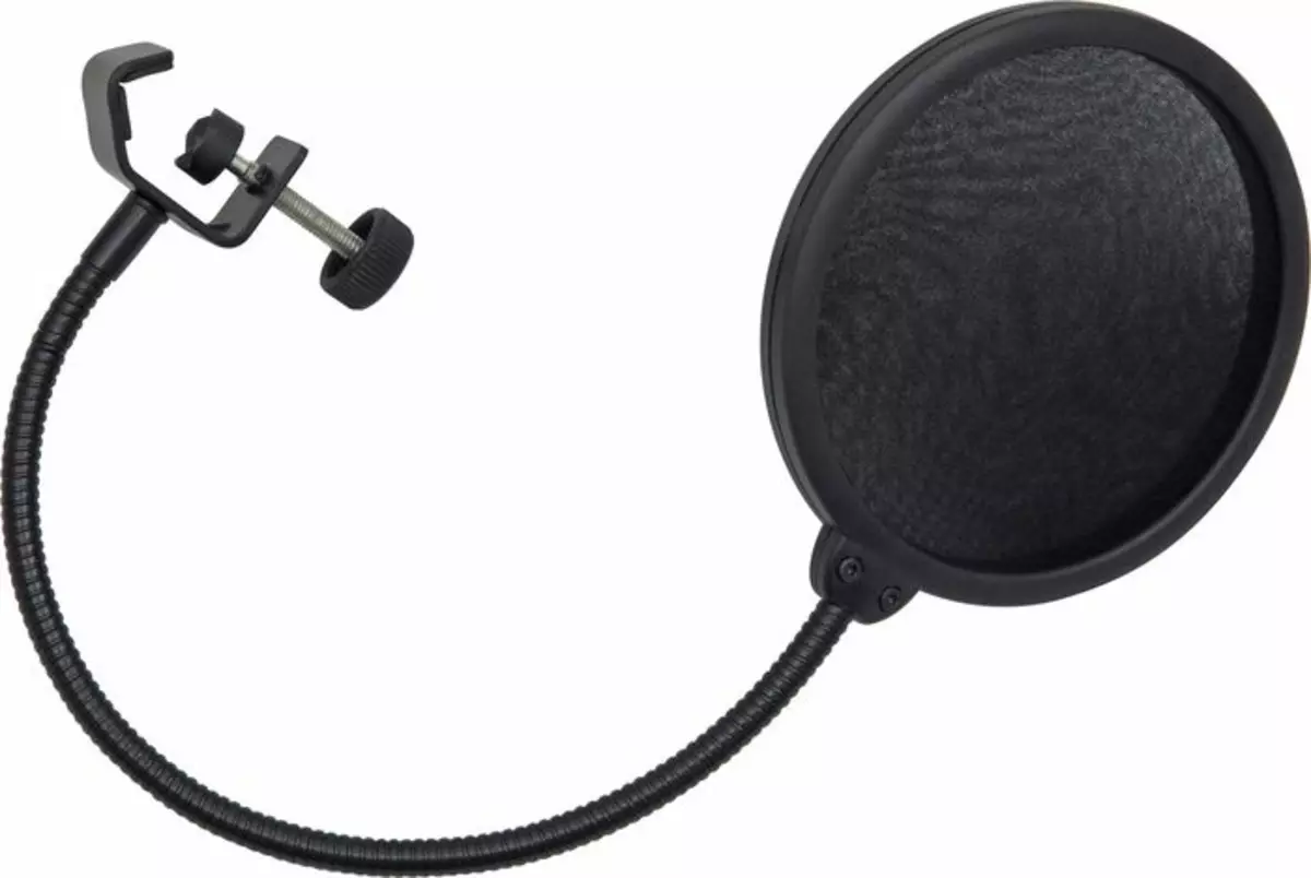 L'utilisation d'un filtre externe pour le microphone