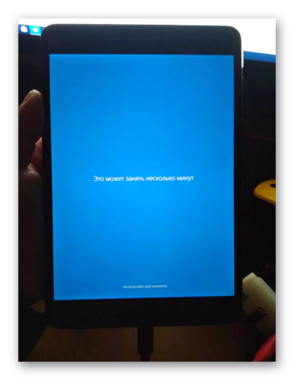 Xiaomi MiPad 2 Executando o Windows 10 após a instalação
