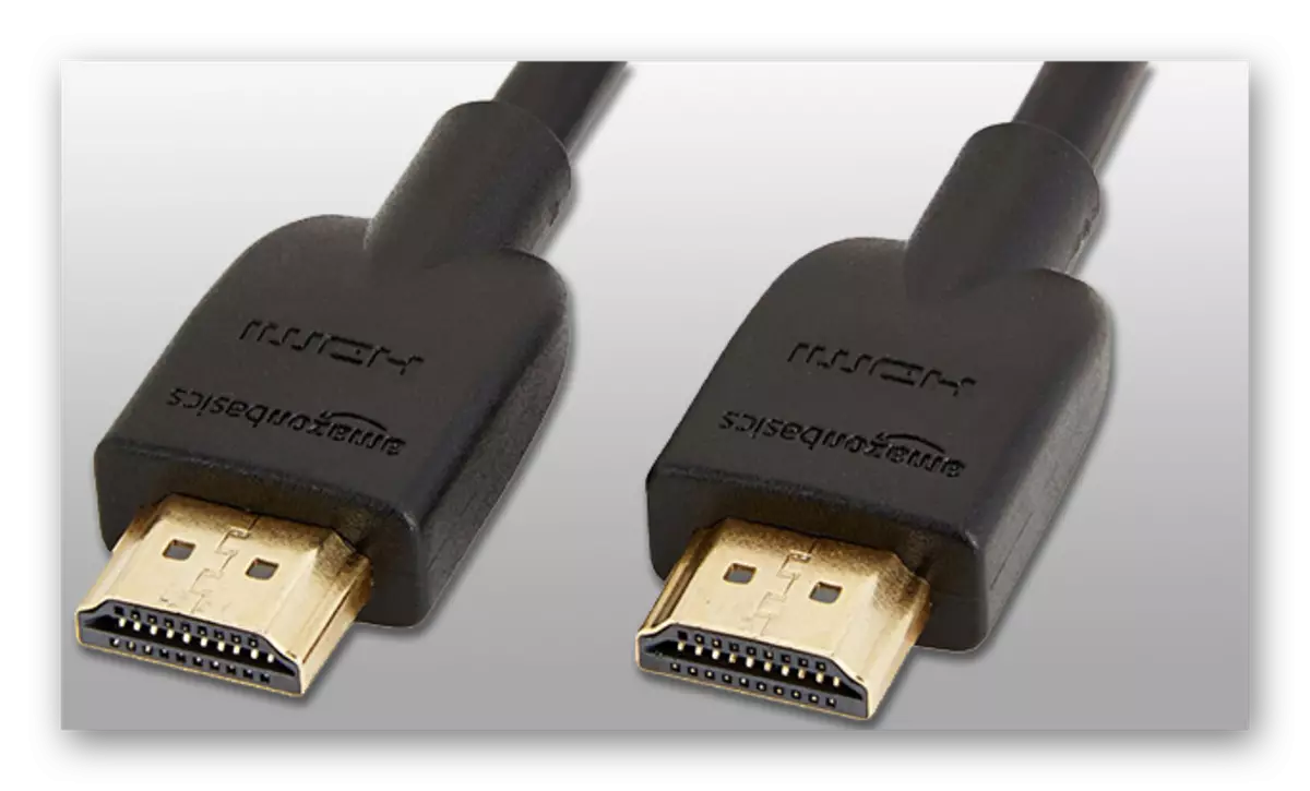 Выкарыстання HDMI кабеля манітора